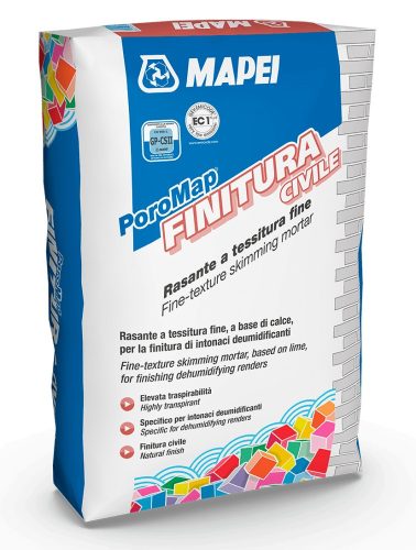 Poromap Finitura Civile simítóhabarcs 25 kg