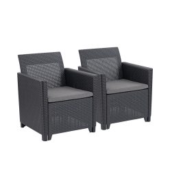 Claire duo műrattan kerti fotel