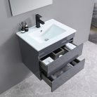 Cube 60 alsó szekrény mosdóval