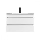 Cube 80 alsó szekrény mosdóval