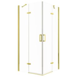   Flow Gold szögletes nyílóajtós zuhanykabin zuhanytálca nélkül