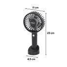 Galar kézi hordozható usb ventilátor tartóval 4 W 1200 mAh