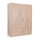 Miami gardróbszekrény 160x205 cm sonoma tölgy-sonoma tölgy