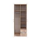 Miami gardróbszekrény 80x205 cm sonoma tölgy-sonoma tölgy