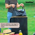 Szelektív palackgyűjtő két rekeszes 140l fehér
