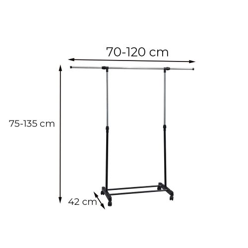 Ruhaállvány LRA-06 fekete
