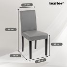 Leon 4+1 étkező garnitúra sonoma tölgy-szürke