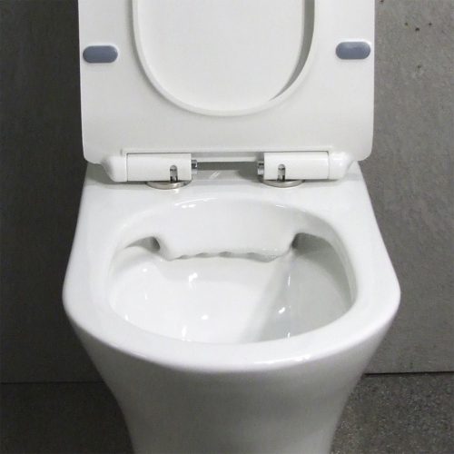 Makalu monoblokkos kompakt WC hátsó kifolyással ülőkével