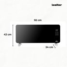 Hekla elektromos fűtőtest 1000W/2000W