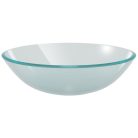 42 cm-es edzett üveg mosdókagyló matt