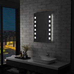LED-es fürdőszobai falitükör 60 x 80 cm