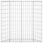 Trapéz alakú horganyzott acél gabion magaságyás 100x20x100 cm