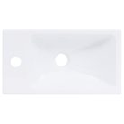 Fehér SMC mosdókagyló 400 x 220 x 90 mm