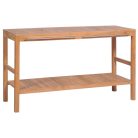 Tömör tíkfa fürdőszobai pipereszekrény 132 x 45 x 75 cm