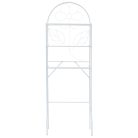 Fehér WC feletti tárolóállvány 60 x 33 x 174 cm