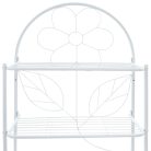 Fehér WC feletti tárolóállvány 60 x 33 x 174 cm