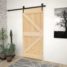 Tömör fenyőfa ajtó 90 x 210 cm