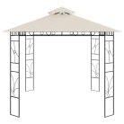 Krémszínű pavilon 4 x 3 x 2,7 m 160 g/m²