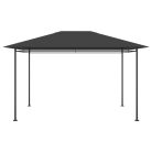 Antracitszürke pavilon 384x281x270 cm 180 g/m²