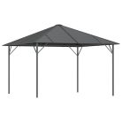 Antracitszürke pavilon tetővel 3 x 3 m