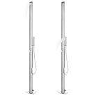 Rozsdamentes acél kerti zuhany 220 cm
