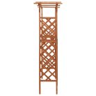 Tömör fenyőfa pergola kapuval 116 x 40 x 204 cm