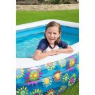 Bestway felfújható gyerekmedence kék 229x152x56 cm