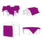 Növénytakaró fülekkel 2x4 m PVC