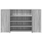 Recepciós pult szürke sonoma 180x50x103,5 cm szerelt fa