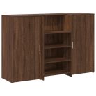 Recepciós pult barna tölgy 155x50x103,5 cm szerelt fa