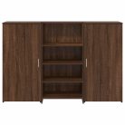 Recepciós pult barna tölgy 155x50x103,5 cm szerelt fa