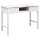 Fehér tömör császárfa íróasztal 108 x 45 x 76 cm