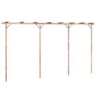 Bambusz pergola 385 x 40 x 205 cm