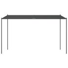 Antracitszürke szövet és acél pavilon 4 x 4 m 180 g/m²