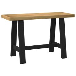   Íróasztal NOAIN A alakú lábak 120x50x75 cm tömör fa fenyőfa