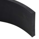 Gumiszegély hókotróhoz fekete 250x8x1 cm