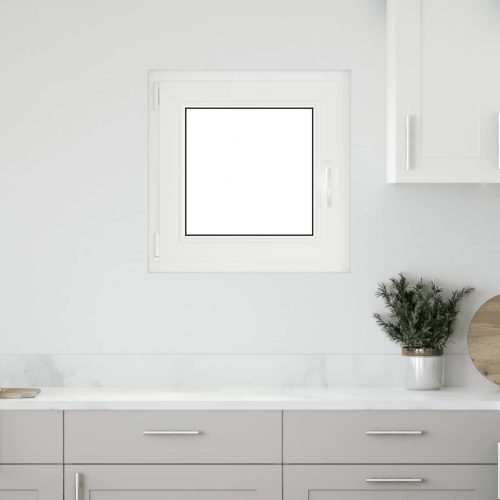 Fehér alagsori ablak RISOR 60x60 cm billenő-forgatható DIN bal