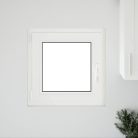 Fehér alagsori ablak RISOR 60x60 cm billenő-forgatható DIN bal