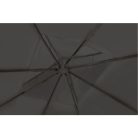 Sötétszürke pavilon tetővel 3 x 3 m