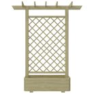 Fa virágtartó pergola 162 x 56 x 204 cm
