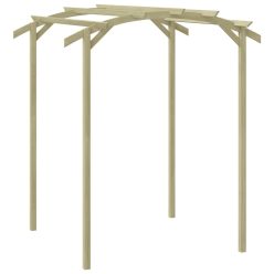   Kerti pergola impregnált fenyőfalécekből 180 x 197 x 210 cm