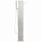 Rozsdamentes acél kerti zuhanycsaptelep 110 cm