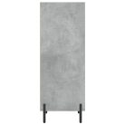 Betonszürke szerelt fa tálalószekrény 34,5 x 32,5 x 90 cm