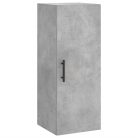 Betonszürke fali szekrény 34,5 x 34 x 90 cm