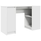 Fehér forgácslap íróasztal 120x42x76 cm