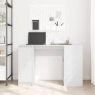 Fehér forgácslap íróasztal 120x42x76 cm