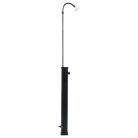 Fekete napelemes kerti zuhany 215 cm 8 l
