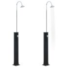 Fekete szolárzuhany 214 cm 20 L