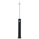Fekete szolárzuhany 214 cm 20 L