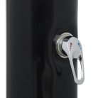 Fekete szolárzuhany 214 cm 20 L